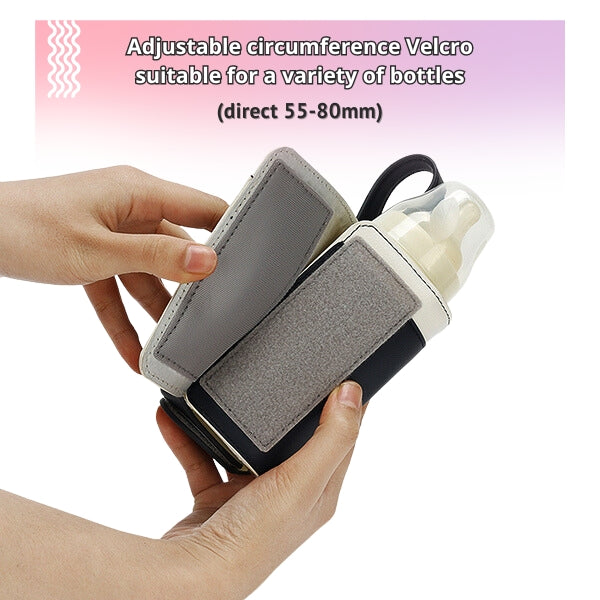 Portable Baby Bottle Warmer with 3 Speed Heating Milk Bag for On-the-Go Moms