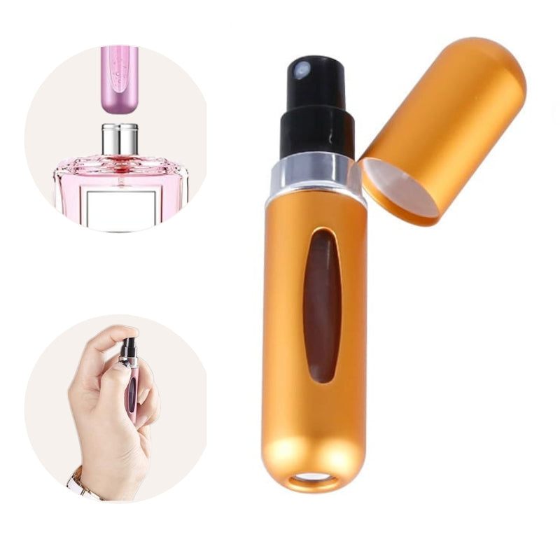 5 ml Refillable Travel Perfume Bottle With Spray, Ultimate Portable Fragrance Solution