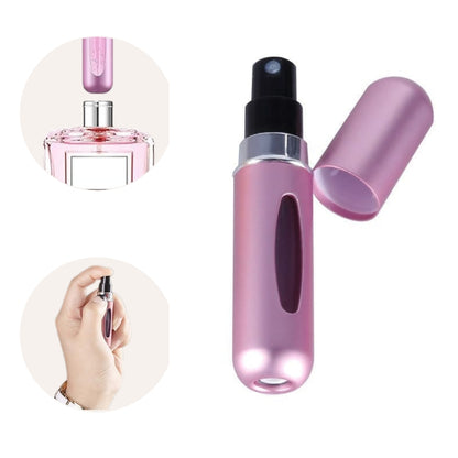 5 ml Refillable Travel Perfume Bottle With Spray, Ultimate Portable Fragrance Solution